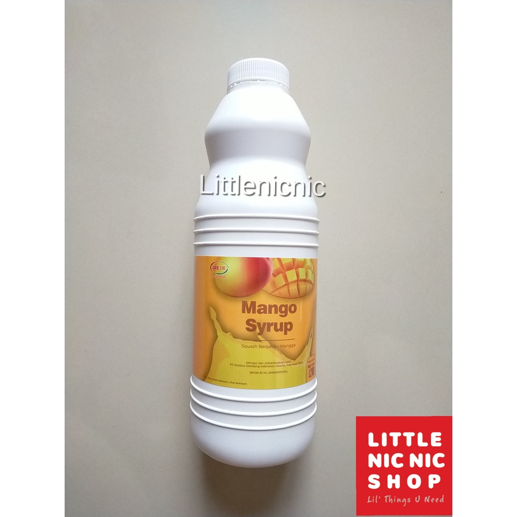 

Gee Zie Mango syrup 1,2 kg sirup juice concentrate import Taiwan