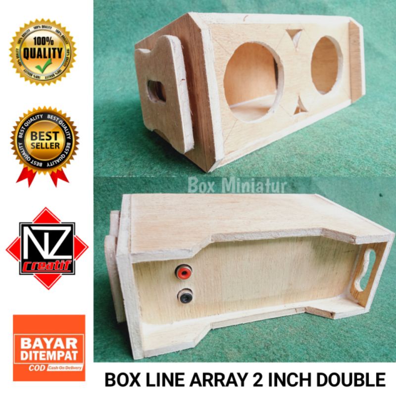 Box miniatur Line Array 2inch Double, Box 2inch line array, Box miniatur sound sistem 2,3,4inch, Box