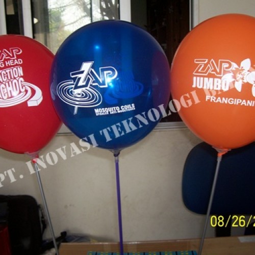 

Balon 12inch Sablon warna STANDARD Sablon 2 sisi