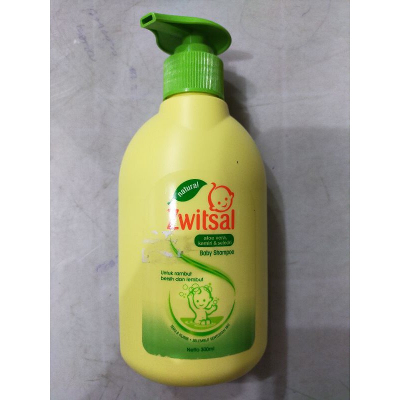 zwitsal baby shampo aloe vera 300ml pump