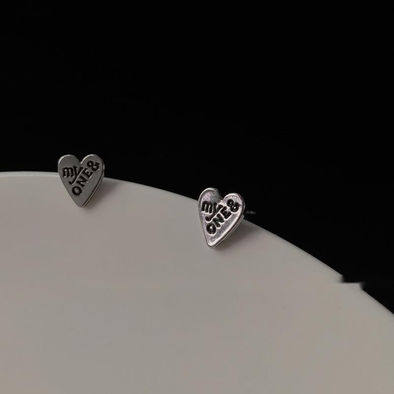 Love Letter Earrings Accessories Hip-hop Punk Retro Temperament