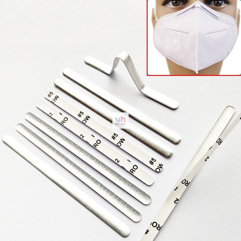 Klip Hidung Alumunium Fleksibel Penjepit Hidung Masker DIY Nose Bridge