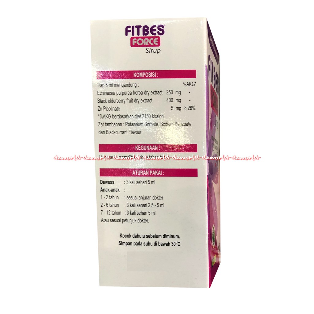 Fitbes Force 60ml Sirup Vitamin Memelihara Daya Tahan Tubuh Sirup Cair Vit Imun Fit Bes