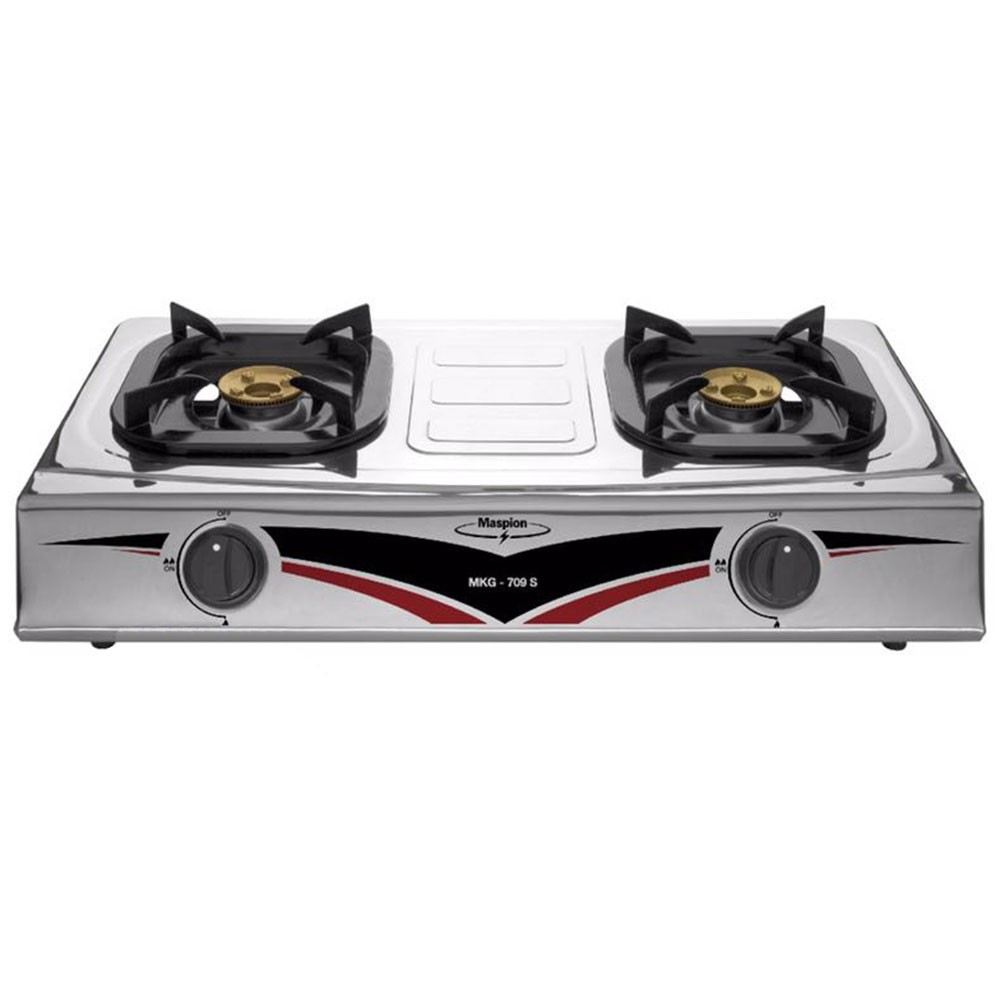 Kompor Gas Maspion MKG 709S 2 Tungku Stainless