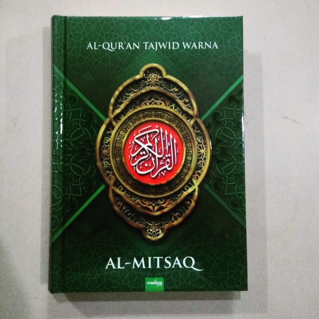 Al Quran Al mitsaq mushaf tajwid warna dengan tulisan mushaf lebih besar dan tebal