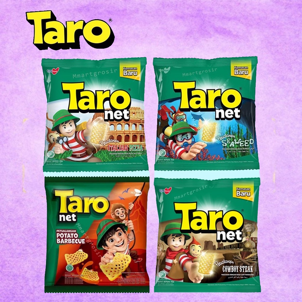 

TARO Net Snack 1 Renceng Isi 10 pcs All Varian Rasa Seaweed / Cowboy Steak / Italian Pizza / Potato Barbeque Chiki Ciki Original Makanan Ringan Camilan Cemilan Keluarga Kering Jajan Jajanan Anak Instan Siap Saji Kemasan Shoppa Corner Malang Jawa Timur