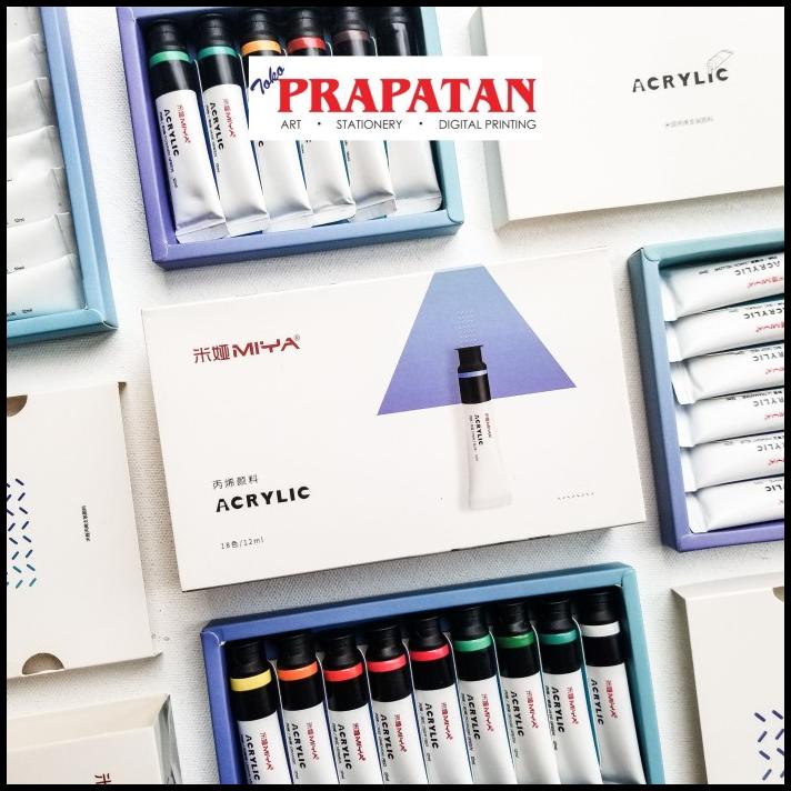 

Miya Himi Acrylic Paint Set 12/18X12Ml | Cat Akrilik