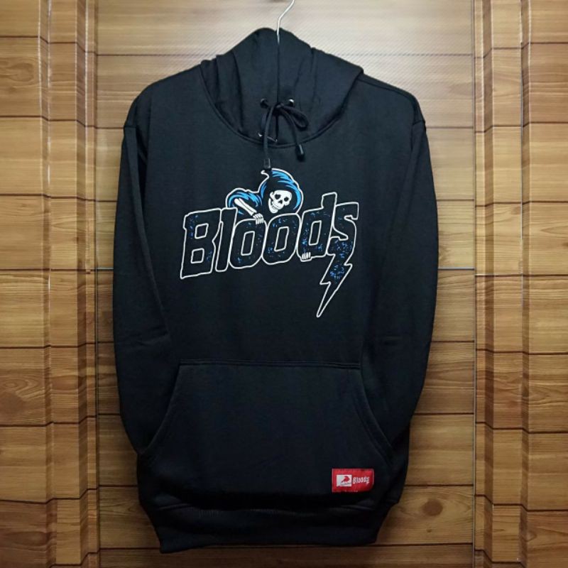 HOODIE SWEATER BLOODS HITAM TERLARIS PRIA WANITA