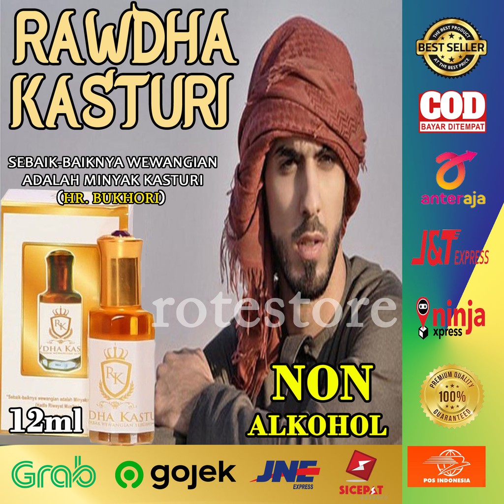 #Minyak Kasturi Kuning Asli Arab Saudi Rawdha Kasturi