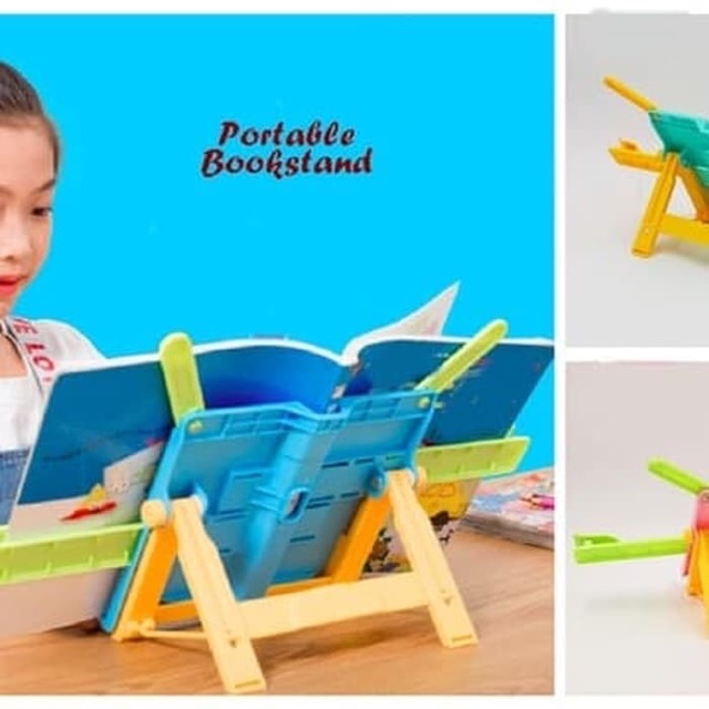 Bookstand portable alat sandaran buku ipad tab penahan buku ok  good quality