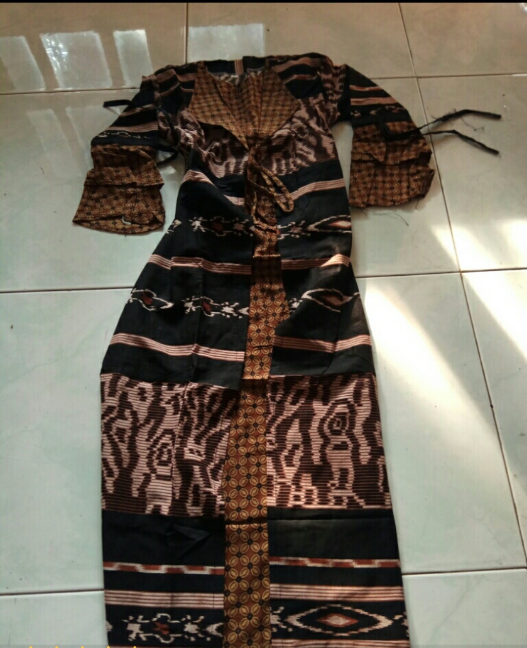 Batik Couple Keluarga Maura Couple Sania Ruffle Ori Ndoro Jowi Dnt Termurah