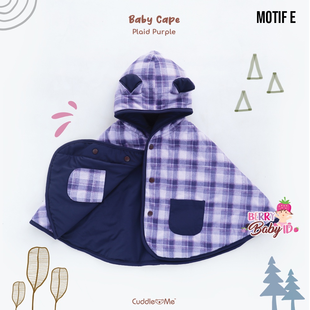 Cuddle Me Baby Cape Jaket Bayi Anak CuddleMe 0-3 Tahun Bolak Balik Baju Hoodie Grosir (1)-Motif E