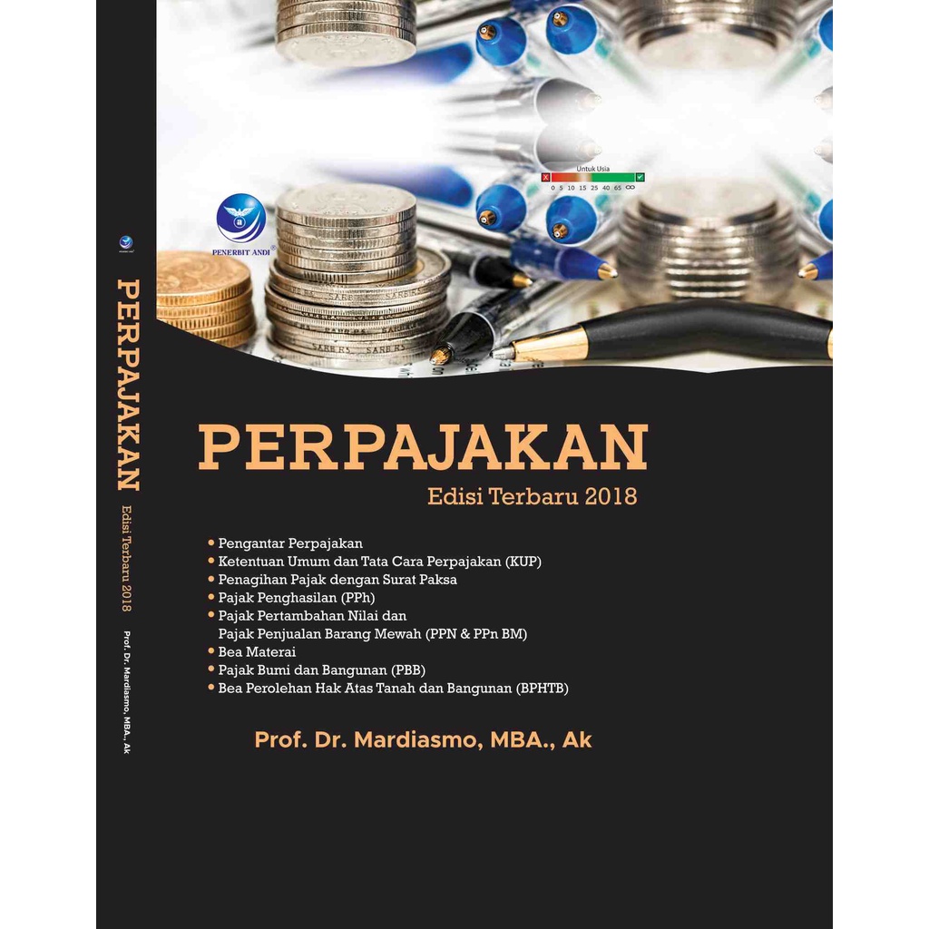 

Buku Perpajakan Edisi Terbaru 2018 - Prof. Dr. Mardiasmo