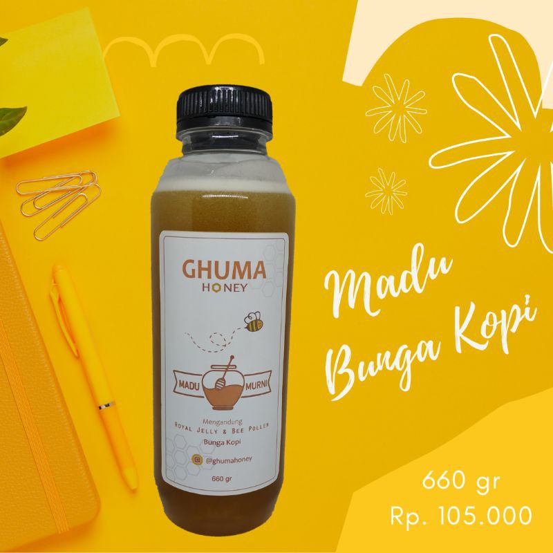 

Madu Bunga Kopi 660gr (ghumahoney)