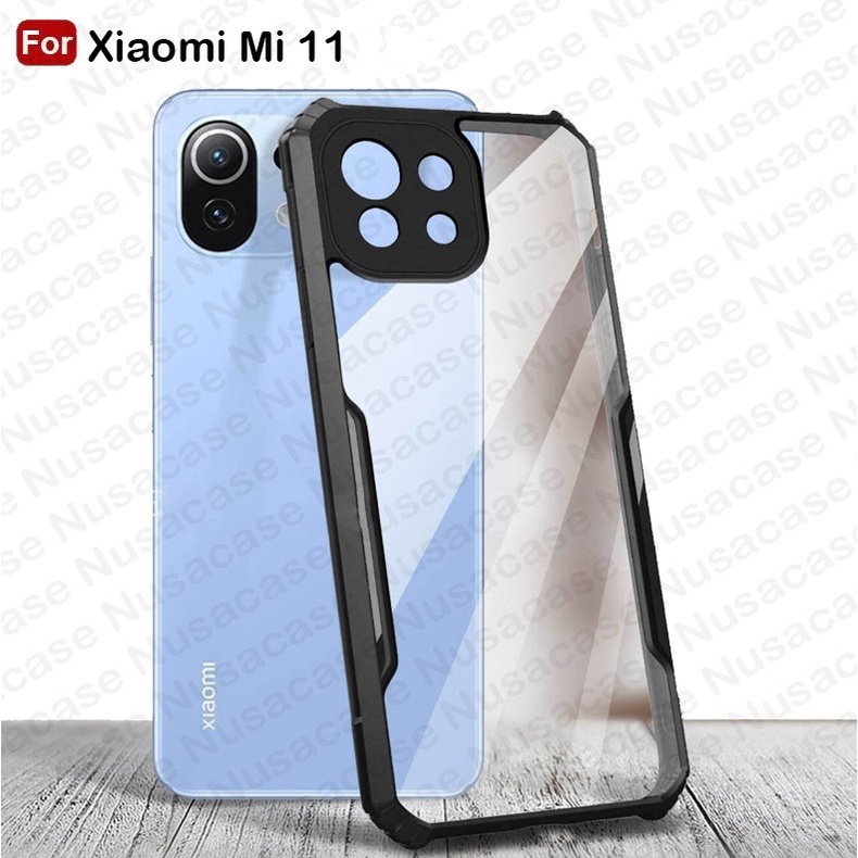 S/P- CASING COVER Case Xiaomi Mi 11 / Mi 11 Lite Hardcase Transparant Shockproof Cover Mi 11  / Lite -(SP)