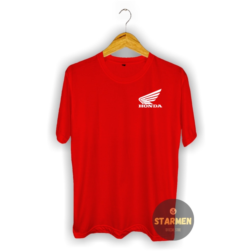 Kaos Distro HONDA Unisex  Katun Combed 30s / sablon polyflex /polyflex premium / Pakaian Pria Wanita Atasan Cowok Cewek /kaos kekinian / kaos viral / tshirt tumbrl tee basic /SIZE M , L , XL , XXL / kaus oblong oversize kaos murah best seller ready