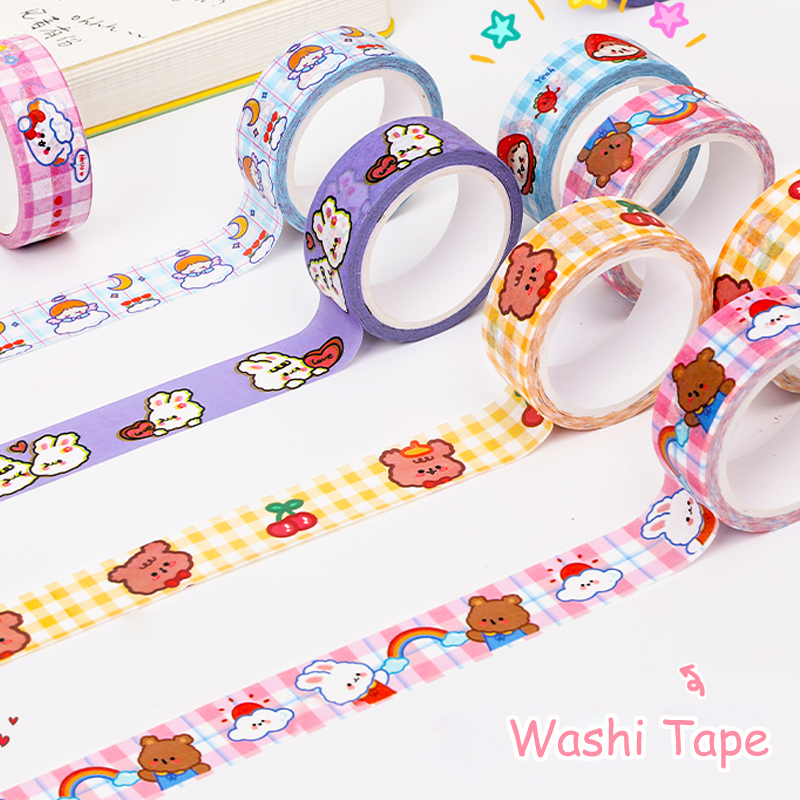 Japanese Cute Cartoon Washi Tape Diary Decoration DIY Sticker