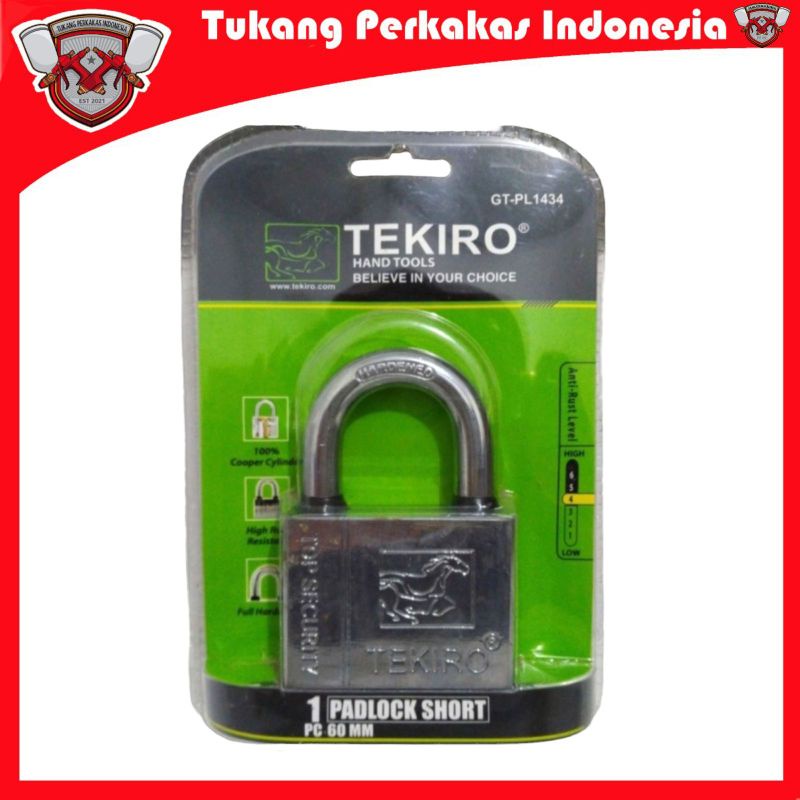 TEKIRO GEMBOK LEHER PENDEK 60MM