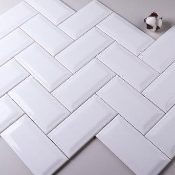 Super Tambahan KERAMIK DINDING SIGNATURE 10X20 METRO BEVEL WHITE - Putih