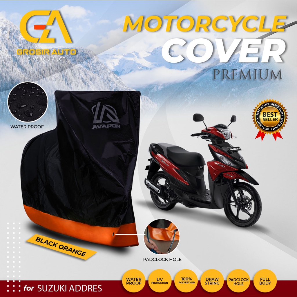 Sarung Motor PREMIUM AVARON ADDRESS/ Penutup Pelindung Body Cover