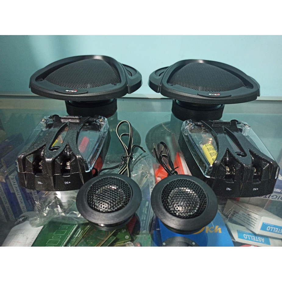 Speaker mobil Split 6inch VOKAL TWEETER crosover AVEO AE SS366