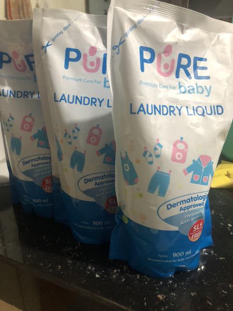 Pure Bb Laundry Liquid 900ml Refill