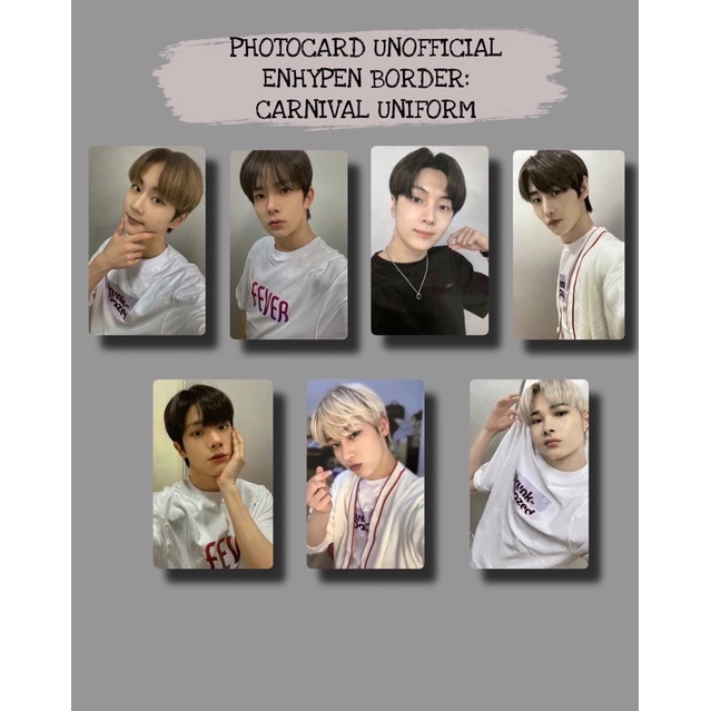 (UNOFFICIAL) PC ENHYPEN BORDER : CARNIVAL UNIFORM