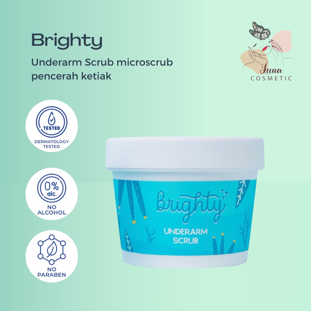 Brighty Underarm Scrub microscrub pencerah ketiak