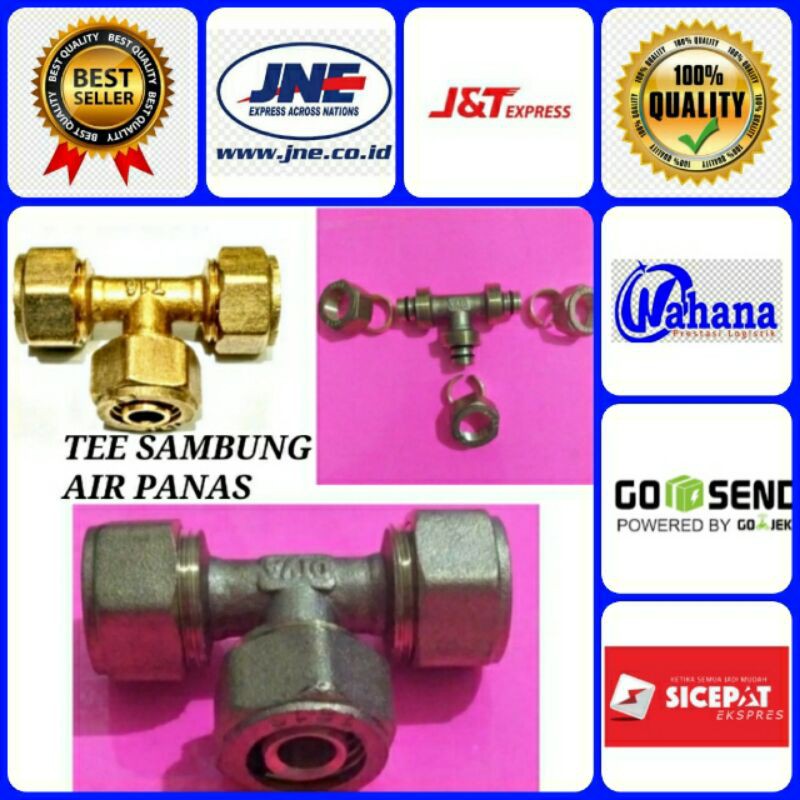 TEE AIR PANAS/SCOK KNEE NEPEL SOCK SAMBUNG AIR PANAS KUNINGAN