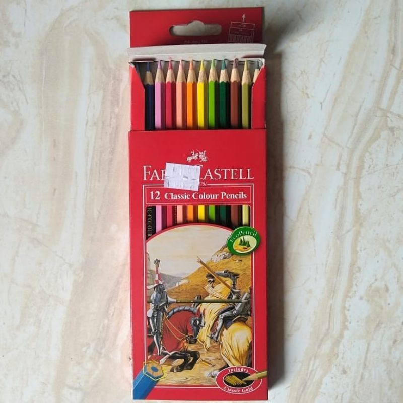 

PENSIL WARNA FABER CASTELL ISI 12