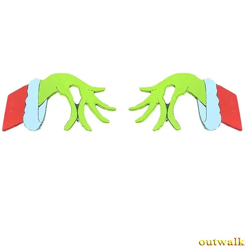 Stiker Dinding Decal Desain Thief Hand Cut Out Untuk Dekorasi Natal