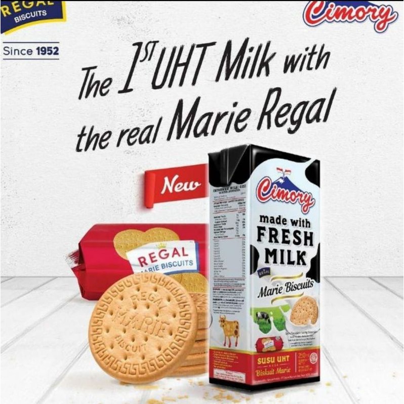 

Promo Susu Cimory Uht Fresh Milk 250Ml Cimory Marie Biscuits harga 1 dus isi24pcs