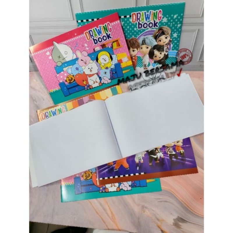 

MB - Buku gambar A4 drawing book buku menggambar 1 pcs murah random buku menggambar dan mewarnai melukis anak