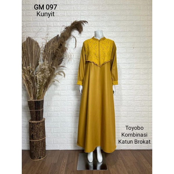 NEW // GAMIS MADINA SELI /// GAMIS BRUKAT // GAMIS MEWAH // GAMIS TERBARU // GAMIS BEST SELLER GM 097