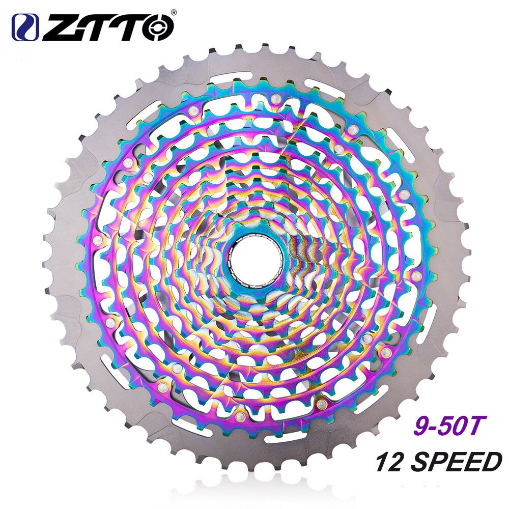 Import ZTTO MTB 12 Speed 9T 50T Cassette Ultimate XD Cassette Rainbow K7 375g 12V ULT Cassette