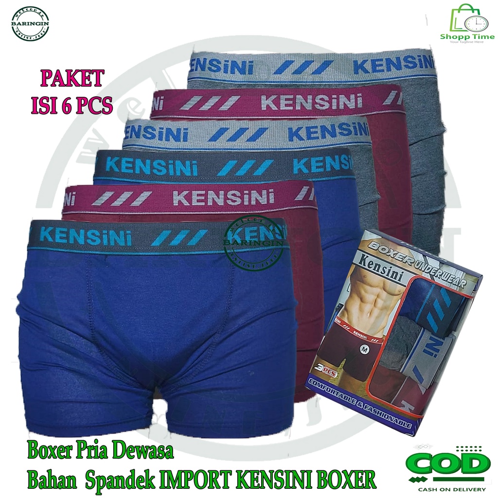 Boxer Pria Dewasa ISI 6 PCS Celana Dalam Boxer Pria Dewasa