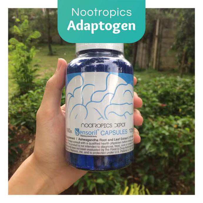 Sensoril Ashwagandha 10 Kapsul|Nootropics|Melawan Stress & Menenangkan