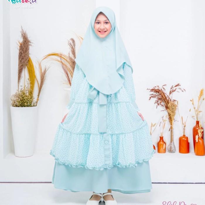 Basela Kids Gamis Anak. Set Elif Basela Gamis Premium