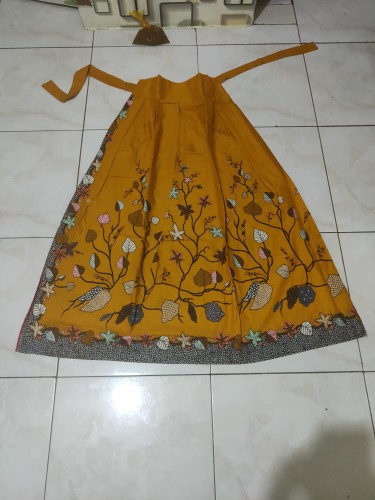 Rok Batik Murah Pinggang Karet Dan Tali - Bawahan Formal