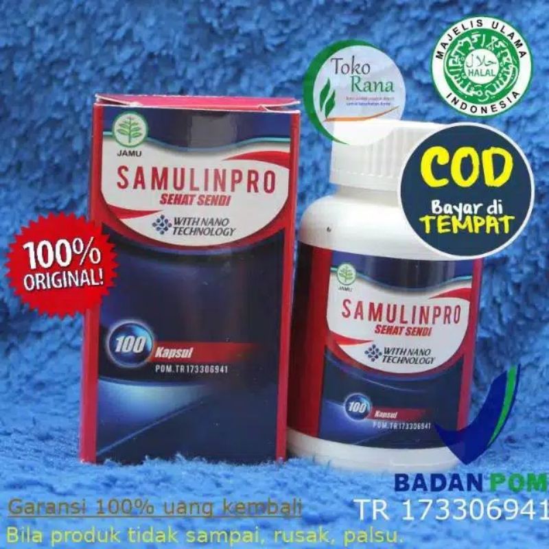 Samulinpro Sehat Sendi - Samulin Pro - Obat Persendian - Obat tulang Rapuh - Sakit Pinggang