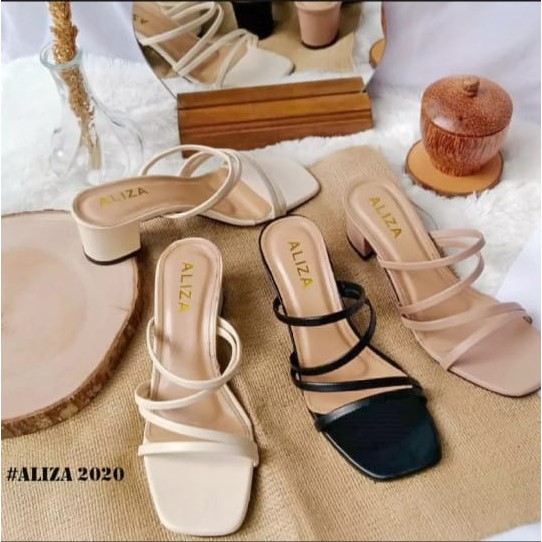 SANDAL CANTIK HEELS HAK TAHU TALI TL-05