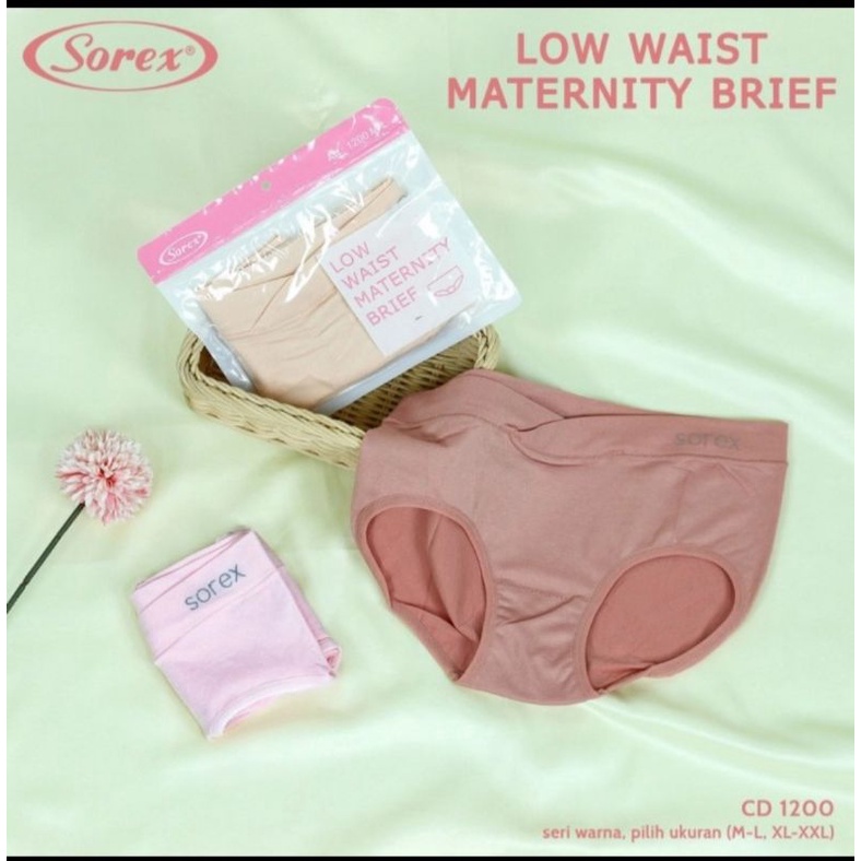 CD celana dalam hamil wanita low waist Sorex 1200 Mini