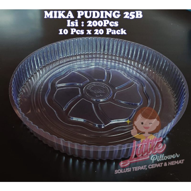 (25B) Mika Alas Puding Diameter 25cm - Alas Tatakan Mika Kue