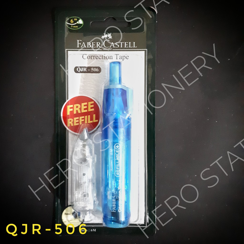 

Correction tape faber-castell QJR-506 bonus 1 refill