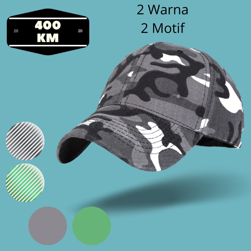 Topi Baseball Pria Summer Hat Original Basebal Golf Army Camouflage Ori