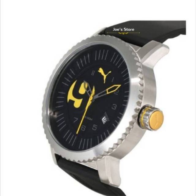 PUMA Casual Black Rubber Watch Original