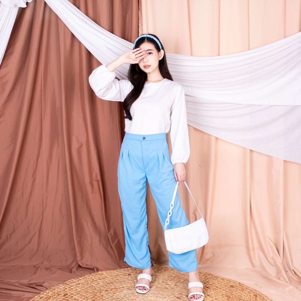 IL - CELANA HW KULOT HIGHWAIST / CELANA KULOT HW HIGHWAIST KANCING RAYON PREMIUM