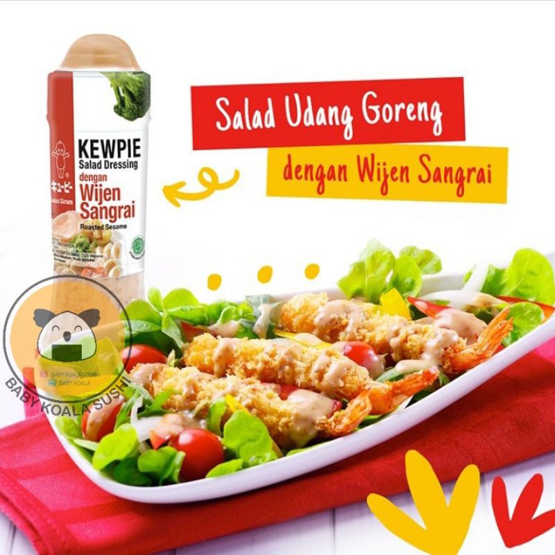 KEWPIE Salad Dressing 200 ml Caesar, Tomat Pedas, Thousand Island, Kecap Jepang, Wijen Sangrai