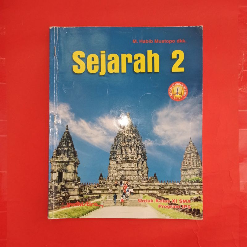 buku pelajaran sejarah SMA kelas 2 yudhistira KTSP