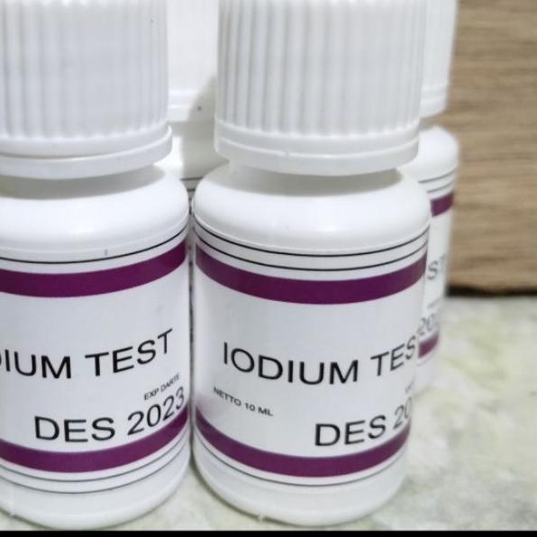 ۝ Test Kit Yodium - Iodium test 10ml ♧